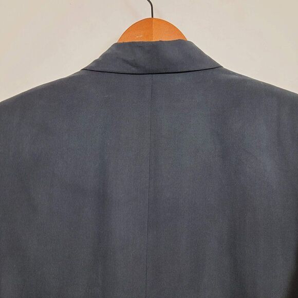 DKNY Blazer Womans Size 6 Black Silk Cotton Blend - Picture 8 of 11